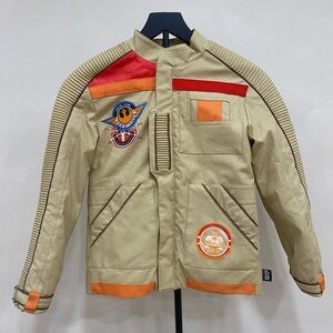 Star Wars Poe Finn Resistance Bomber Jacket Disney Store Jacket Kids 7/8 EUC!
